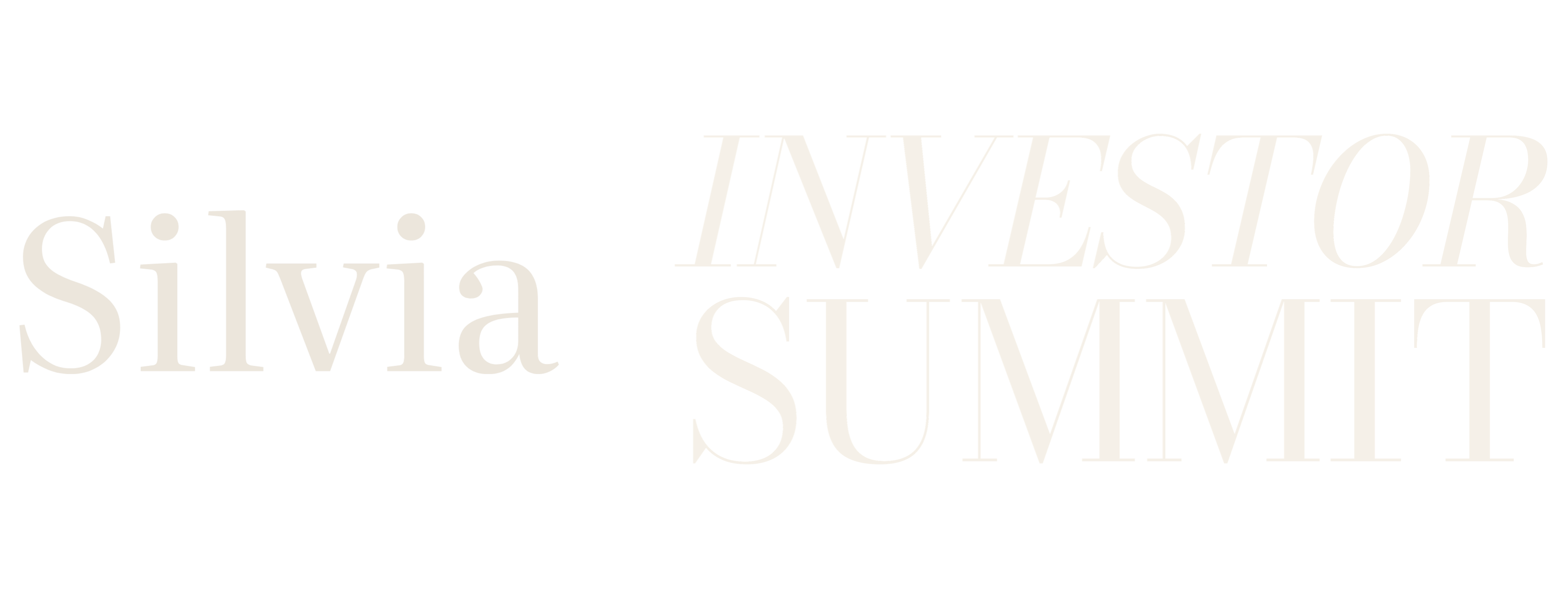 Silvia Investor Summit